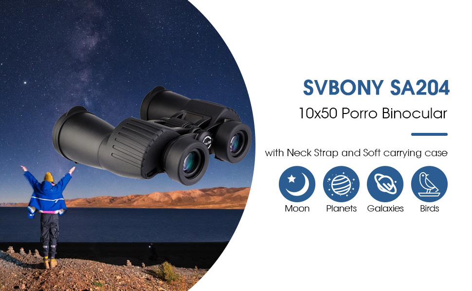 Svbony SA204 binoculars 10x50
