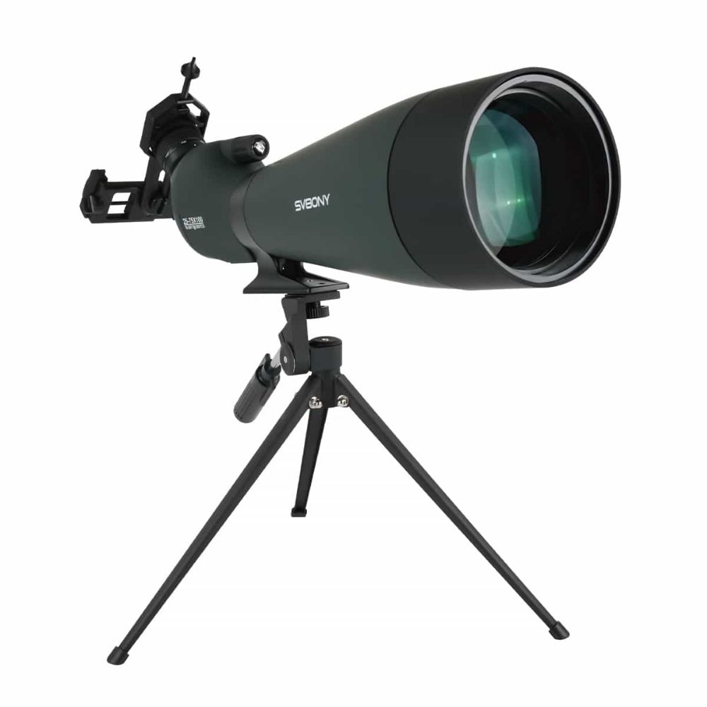 SV28A 25-75X100 Spotting Scope For Archery Shooting, Target Observing and Birding Scenarios 