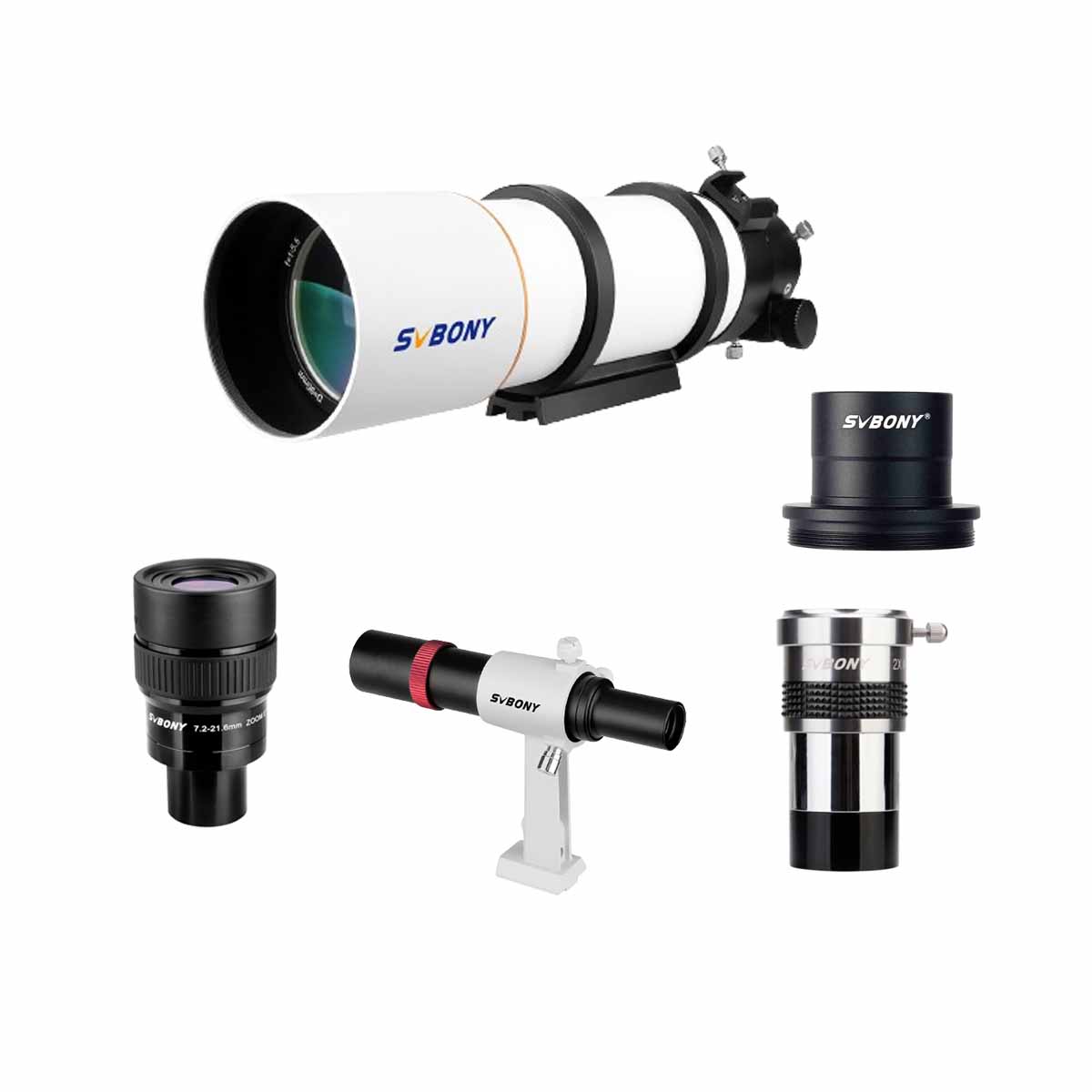 Sv48p Refractor Ota 90mm F5 5 Telescope Set For Beginners