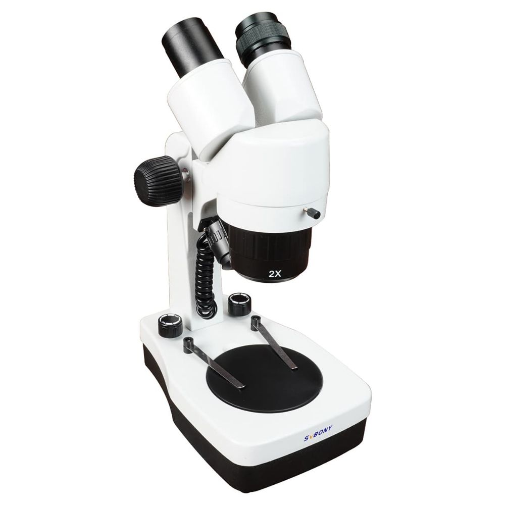 SM403 Binocular Stereo Microscope 20X-80X Magnification Forward-Mounted For Circuit Board Welding & Watch Repair and Seed Quality Testing