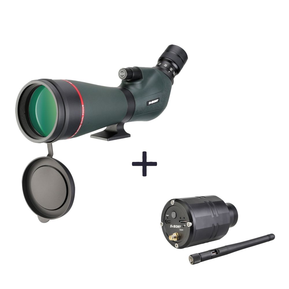 SV406P 20-60X80 ED Spotting Scope with WIFI Camera Birding Photography for  Birding Festival