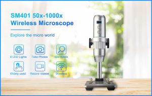 How to Connect Mobile Phone to SM401  Wireless Microscope doloremque