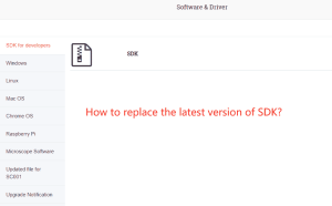 How to replace the latest version of SDK? doloremque