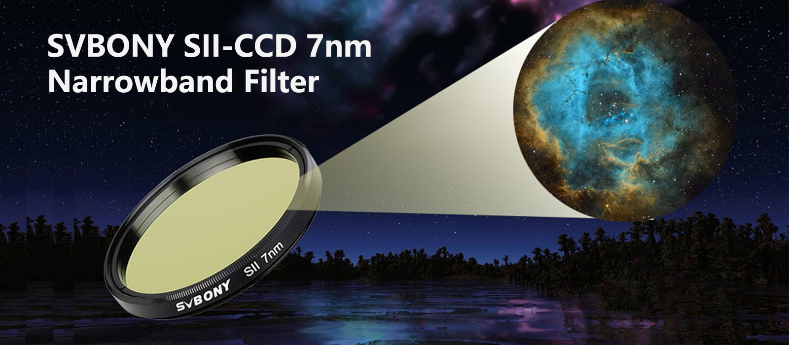 SV160 SII Filter 1.25inch 7nm Narrow-Band for CCDs